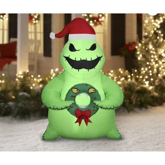 Gonflable Gemmy Oogie Boogie Vert 1m07 - Déco Halloween